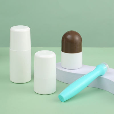 50ml Refillable Essential Oil Perfume Roll On Plastic Deodorant Bottle Eco Empty