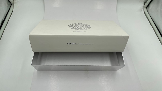 Printed Paper Packaging Box Cream Cosmetics Packaging Boxes Cardboard Silver Foil Stamping Skincare Packaging Box