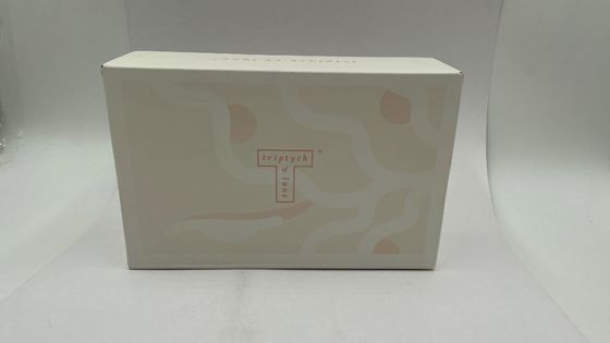 Foil Rose Logo Custom White Paper Packaging Spray Bottle  Drawer Box With PE Insert