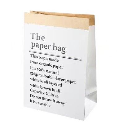 Custom Gift Packing Paper Bag Flower Packing Paper Bag Matte Capping