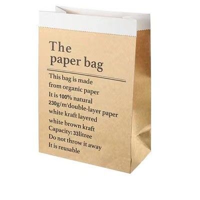 Custom Gift Packing Paper Bag Flower Packing Paper Bag Matte Capping