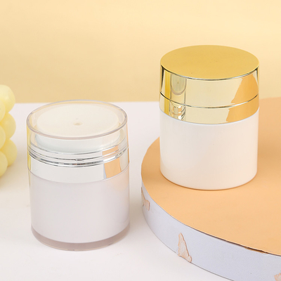 Luxury 15g 30g 50g 100g Personal Care Airless Cream Jar Plastic Airless Bottle Jar