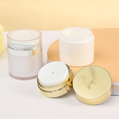 Luxury 15g 30g 50g 100g Personal Care Airless Cream Jar Plastic Airless Bottle Jar