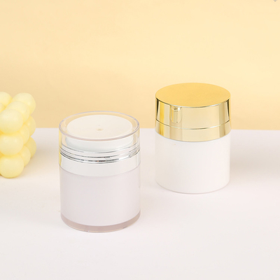Luxury 15g 30g 50g 100g Personal Care Airless Cream Jar Plastic Airless Bottle Jar