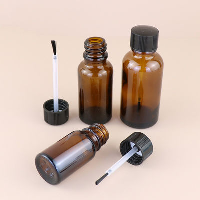 Stock Amber Glass Bottle for Essential Oil and Nail Polish 5ml10ml15ml20ml 30ml 50ml 100ml Surface Printing Screen Printing