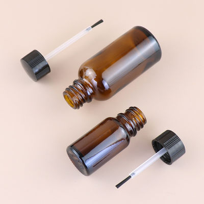 Stock Amber Glass Bottle for Essential Oil and Nail Polish 5ml10ml15ml20ml 30ml 50ml 100ml Surface Printing Screen Printing