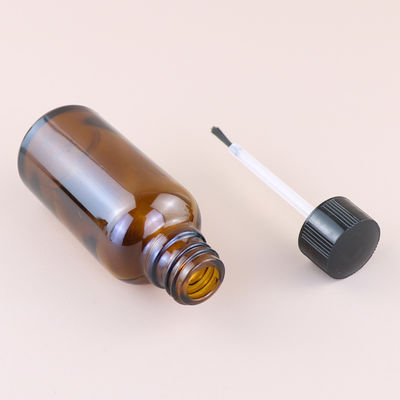 Stock Amber Glass Bottle for Essential Oil and Nail Polish 5ml10ml15ml20ml 30ml 50ml 100ml Surface Printing Screen Printing