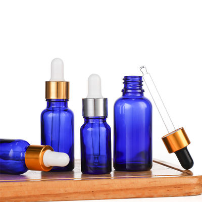 Aluminium Dropper Glass Bottle for Skin Care 10ml 20ml 30ml 50ml Customized Logo Accepted