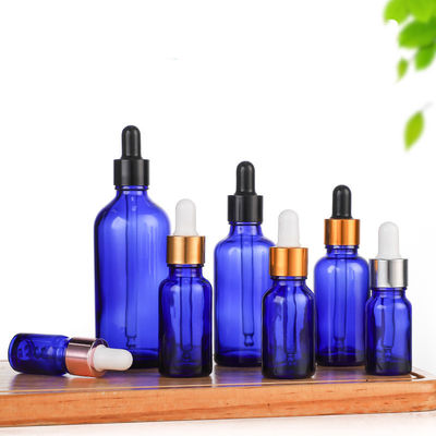 Aluminium Dropper Glass Bottle for Skin Care 10ml 20ml 30ml 50ml Customized Logo Accepted