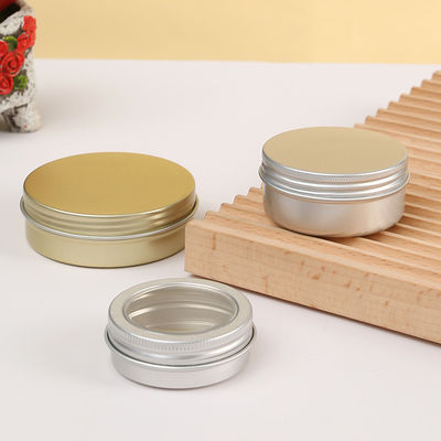 Makeup Tools Empty Storage Container 5 10 15 20 100 150 g Matte Silver Metal Aluminum Jar for Candle Shoe Polish Saffron