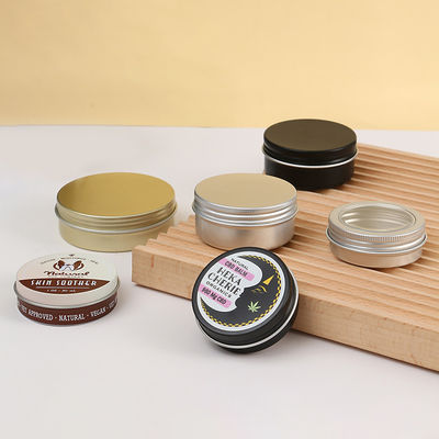 Makeup Tools Empty Storage Container 5 10 15 20 100 150 g Matte Silver Metal Aluminum Jar for Candle Shoe Polish Saffron