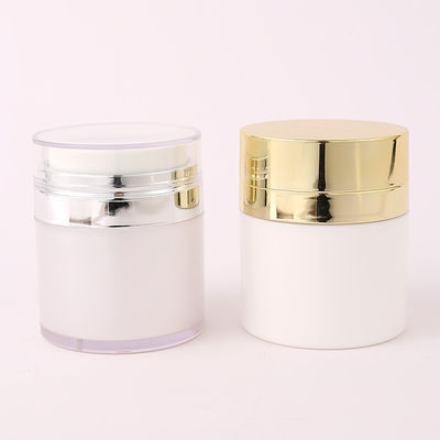 15g 30g 50g 100g Cosmetic Airless Pump Jar Luxury Personal Care Cream Airless Jar Plastic Airless Bottle Jar Refillable